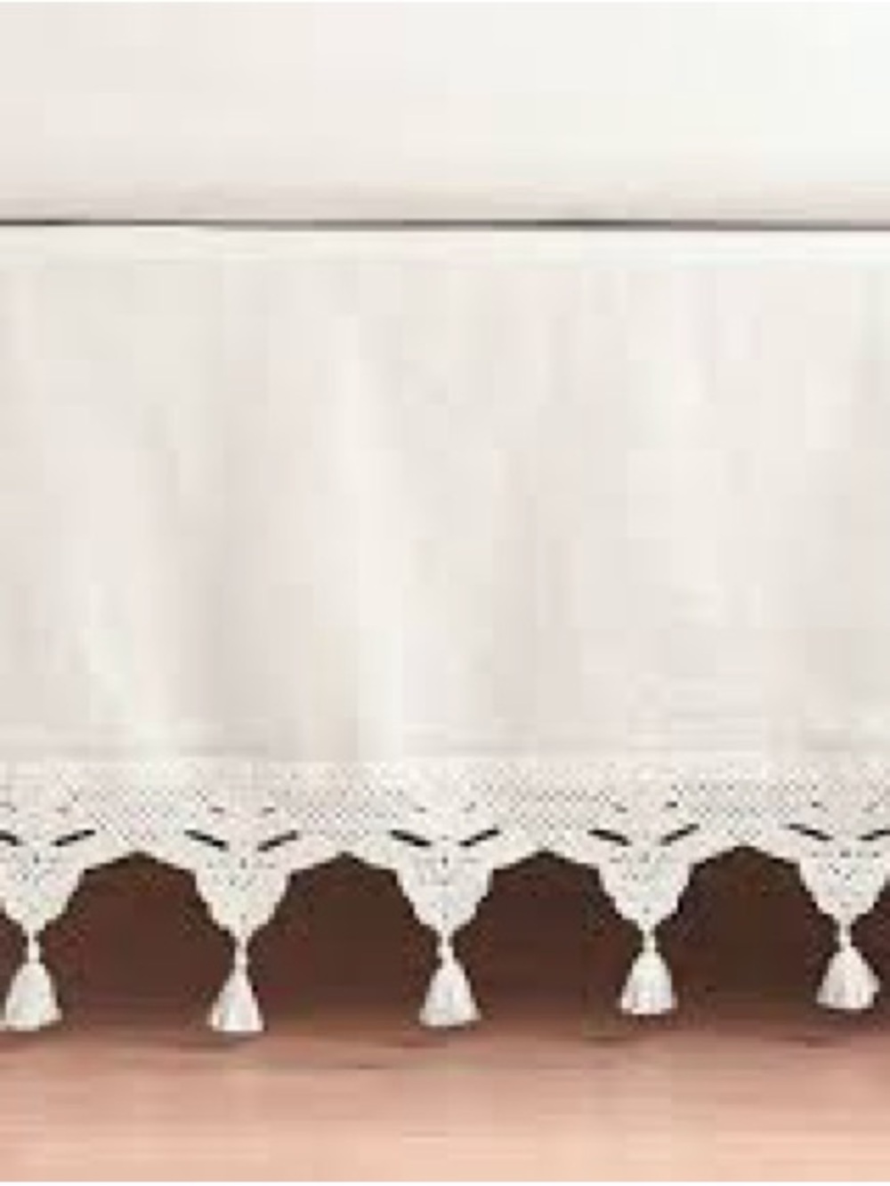 Pottery Barn Baby Boho Crib Skirt in Cream